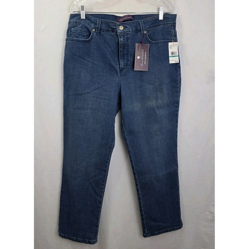 Gloria Vanderbilt 16S Amanda Jeans Classic Rise Tapered Leg Supreme Stretch